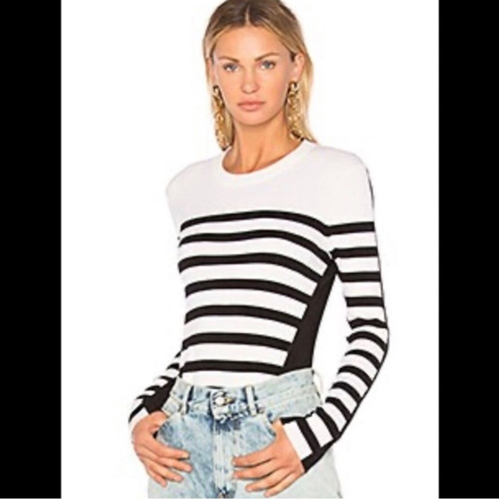 Rag & Bone Cecilee Pullover in Ivory Size Medium